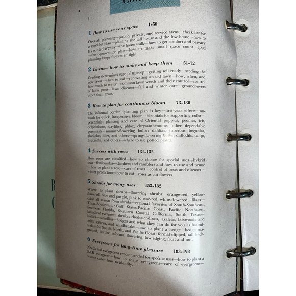 Vintage First Edition of Better Homes & Gardens Garden Book Copyright 1951 - Picture 7 of 9